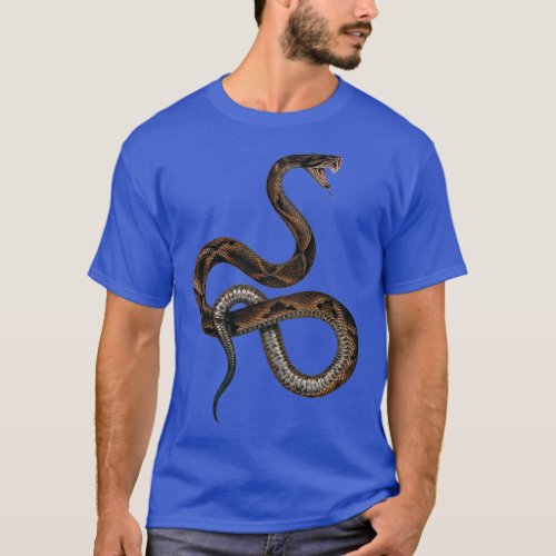 Vintage Snake Illustrations Pit Viper Snakes Vinta T_Shirt