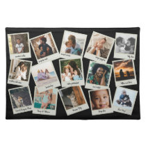 Vintage Snapshots Photo Cloth Placemat