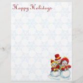 Vintage Snow Family Letterhead (Front)