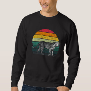 Vintage Snow Leopard Tigar Snow Leopard Sweatshirt