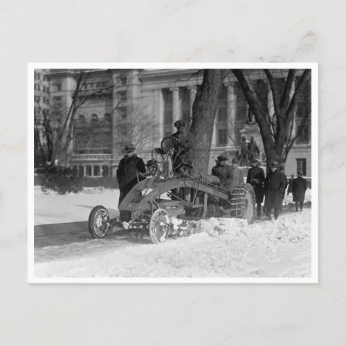 Vintage Snow Scraper Postcard