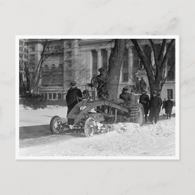Vintage Snow Scraper Postcard (Front)