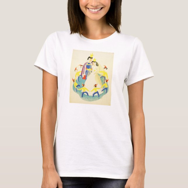 Vintage Snow White and the Seven Dwarfs Poster T-Shirt (Front)