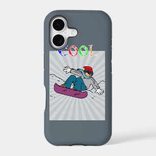 Vintage Snowboarder Snowboarding snowboarding iPhone 17 Case