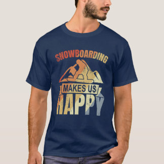Vintage Snowboarding Quote gift T-Shirt