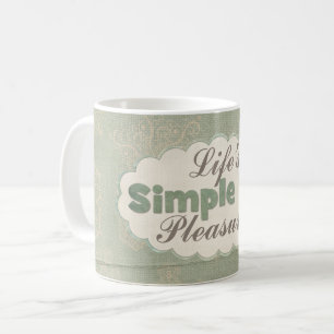 Vintage snowflake ice skates cute winter quote  coffee mug