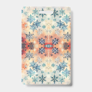 Vintage Snowflakes Pattern - Badge