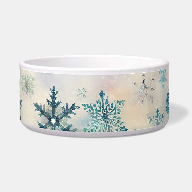 Vintage Snowflakes Pattern - Bowl (Front)