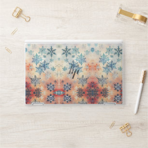 Vintage Snowflakes Pattern - HP Laptop Skin