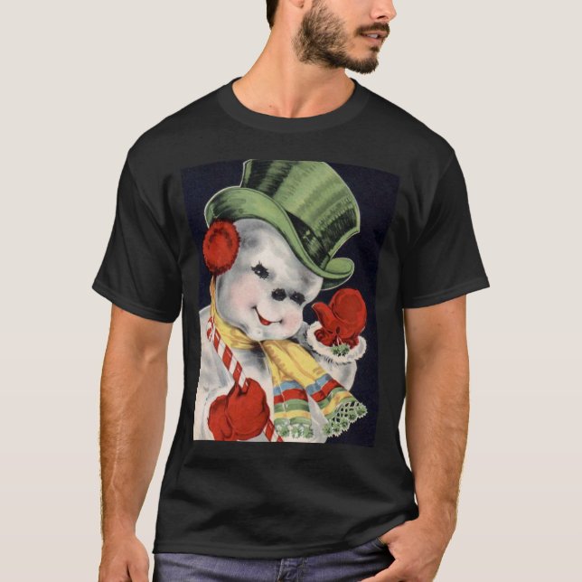 Vintage Snowman T-shirt (Front)