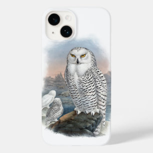 Vintage Snowy Owl Gould Case-Mate iPhone 14 Case