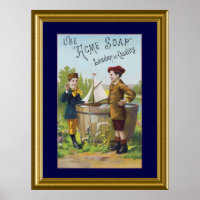 Vintage Soap Ad Art Poster