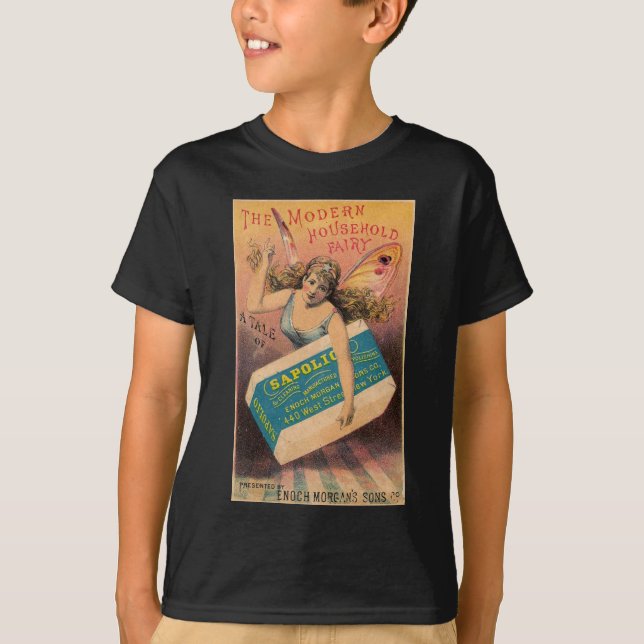 Vintage Soap Ad Fairy T-Shirt (Front)