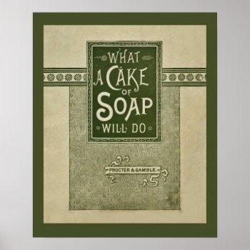 Vintage Soap Advertising Poster by Vintage_Obsession at Zazzle