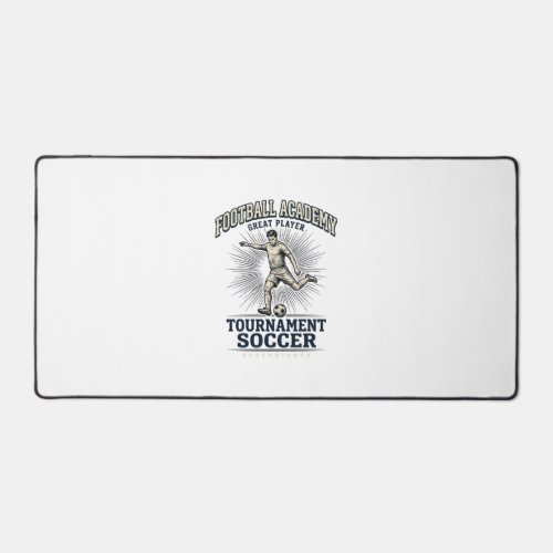 Vintage Soccer Academy Tournament Player Shirt (2) Desk Mat