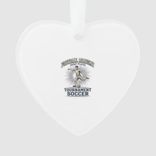 Vintage Soccer Academy Tournament Player Shirt (2) Ornament