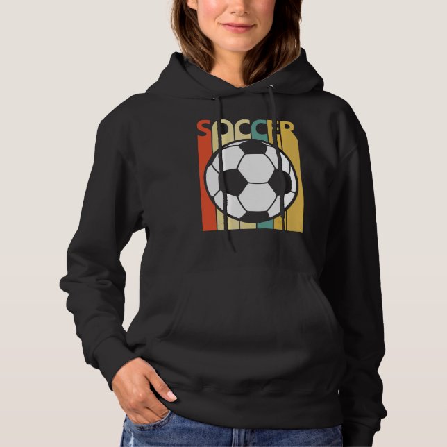 Vintage Soccer Ball Hoodie (Front)