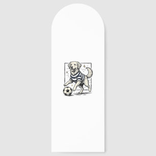 Vintage Soccer Dog Engraving Shirt Design_1 Bookmarks