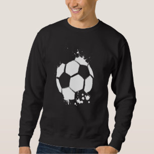 Vintage Soccer Graphic Soccer Player Boys Mens Kid Sweatshirt