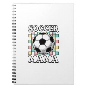 Vintage Soccer Mama Engraving Shirt Design_1 Notebook