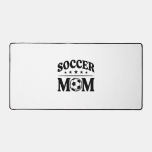 Vintage Soccer Mom Shirt Vector Design_1 Desk Mat