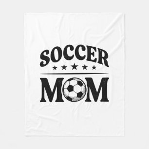 Vintage Soccer Mom Shirt Vector Design_1 Fleece Blanket