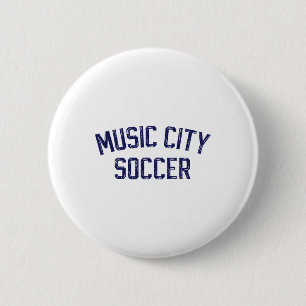 Vintage Soccer Nashville Music City Soccer Retro F Button