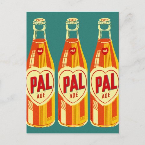 Vintage Soda Pop Pal Orange Ade Postcard