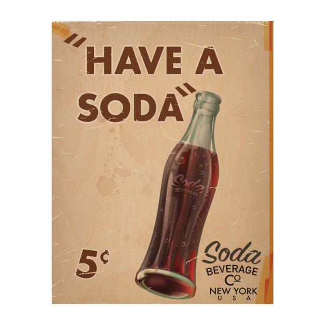 Vintage Soda Poster (Front)