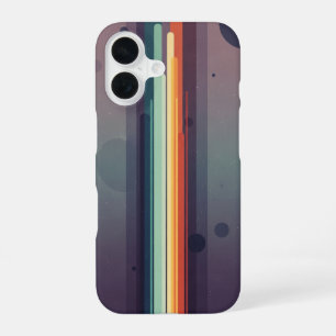 Vintage Soft Cosmic Rays iPhone 16 Case