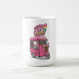 Vintage Soft Serve Ice Cream Truck Coffee Mug