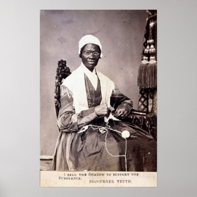 Vintage Sojourner Truth Portrait Poster (Front)