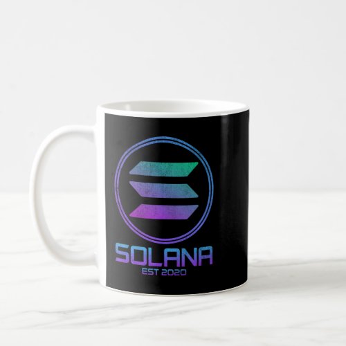 vintage solana SOL Crypto Coin HODL Coffee Mug