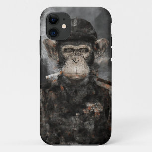 Vintage Soldier Monkey Mobile Case