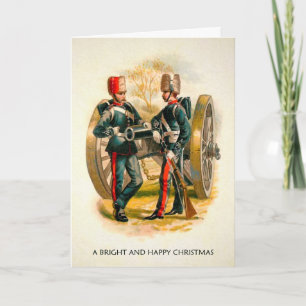 Vintage Soldiers Holiday Card