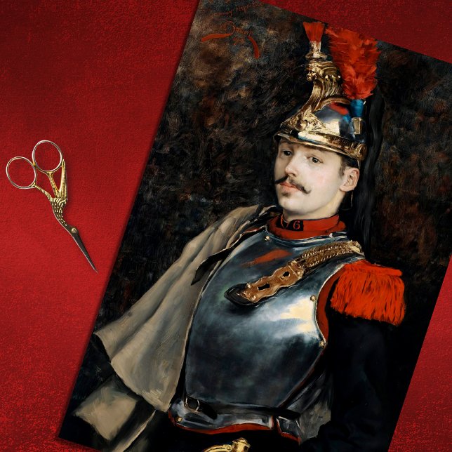 Vintage Solider Man Decoupage Tissue Paper (Creator Uploaded)