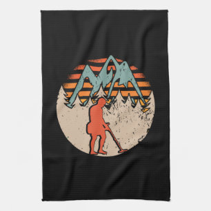 Vintage Sondeln Metal Detectorist Kitchen Towel