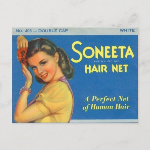 Vintage Soneeta Ad Postcard