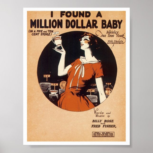 Vintage Songsheet 1900's-1920's Poster (Front)