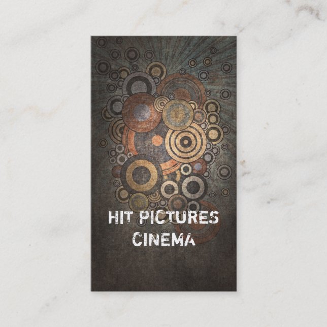 Vintage Sorrows Creative Business Vertical Card (Front)