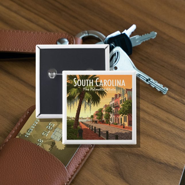  Vintage South Carolina Button (Creator Uploaded)