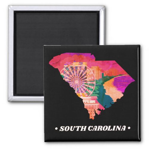 Vintage South Carolina State Magnet