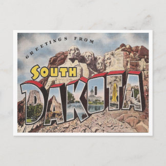 Vintage South Dakota Postcard