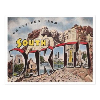 Vintage South Dakota Postcard