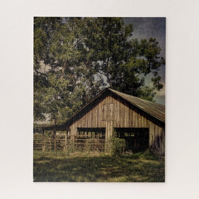 Vintage South Georgia Barn  Jigsaw Puzzle (Vertical)
