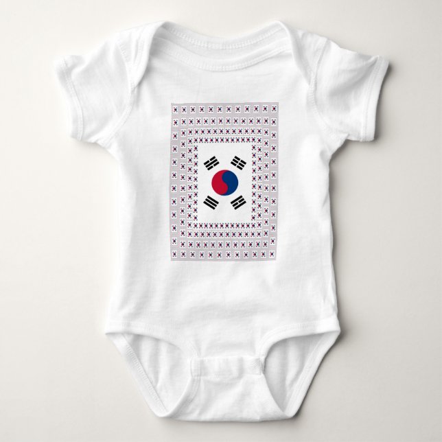 Vintage South Korea Baby Bodysuit (Front)