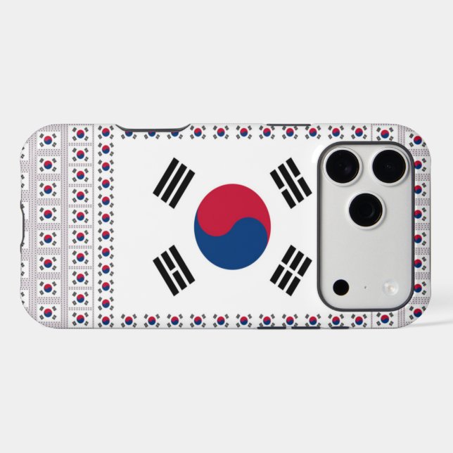 Vintage South Korea Case-Mate iPhone Case (Back (Horizontal))