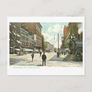 Vintage South Salina Street, Syracuse, New York Postcard