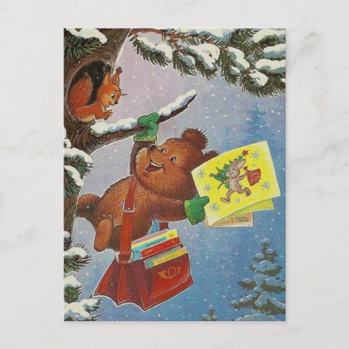 Vintage Soviet New YearChristmas Postcard