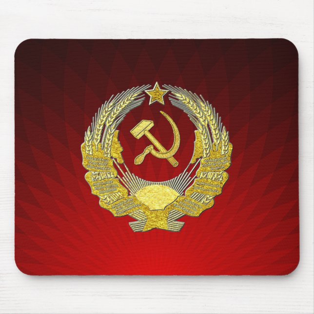 Vintage Soviet Style Mouse Pad (Front)